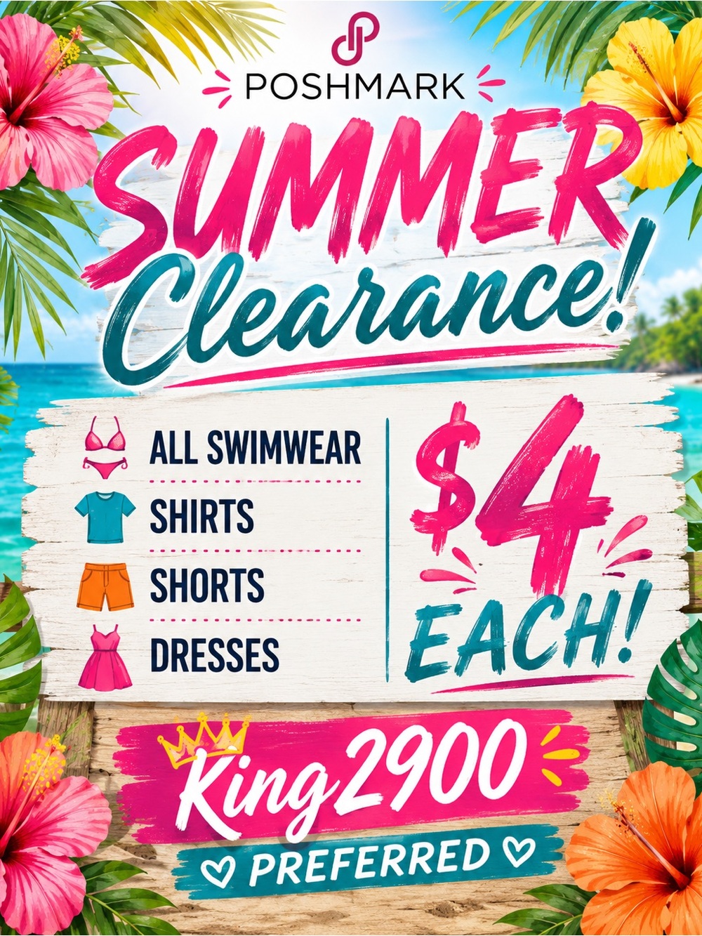 Summer Clearance Pink Dress -